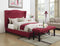 Faye Eastern King/Queen Bed, Red Linen